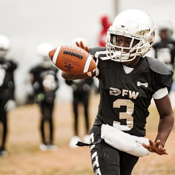 WILSON GST Composite Football - Tan - Picture 8 of 9